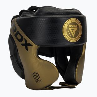 Box fejvédő RDX L1 Mark Pro Cheek Boxing Training Head Guard golden