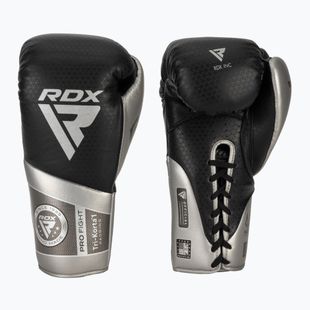 Boxkesztyű RDX K1 Mark Pro Fight Boxing silver