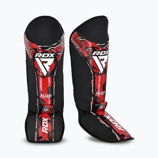 Sípcsont és lábvédők RDX Instep New Aura F17 Shin black/red