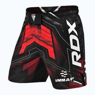 Férfi edző rövidnadrág RDX IMMAF Approved MMA Fight & Training red