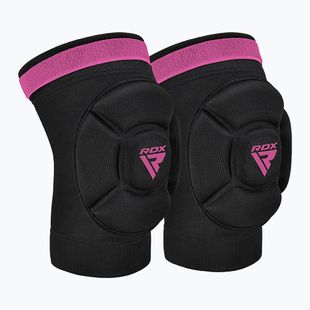 RDX K5 Hosiery Knee Foam térdvédők fekete/rózsaszín
