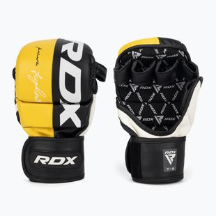 RDX Grappling kesztyű REX T6 Plus sárga
