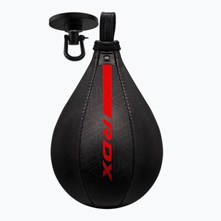 Boxing pearl RDX Speed Ball F6 + Swivel matt vörös