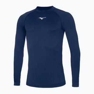 Férfi hosszú ujjú futófelső Mizuno Uni Core navy/ white