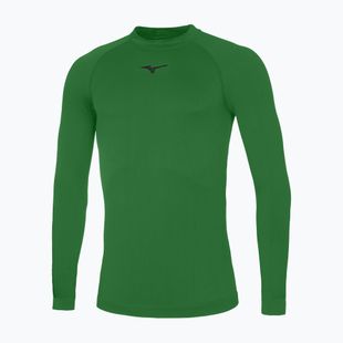 Férfi futó hosszú ujjú póló Mizuno Core Underwear green/black
