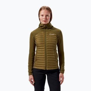 Női hibrid kabát Berghaus Nula Hybrid oak moss