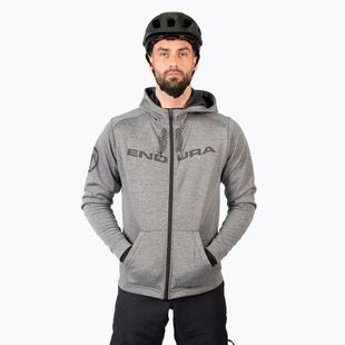 Férfi kerékpáros pulóver Endura Hummvee Hoodie grey