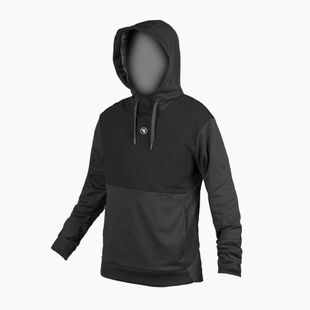 Férfi kerékpáros pulóver Endura Trailster Tech Hoodie black