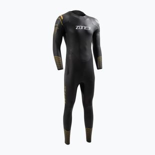Férfi neoprén ruha ZONE3 Thermal Aspect Breaststroke black/orange/yellow