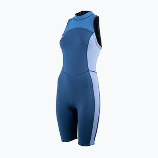 Női egyrészes fürdőruha ZONE3 Yulex Kneeskin multi blue/white