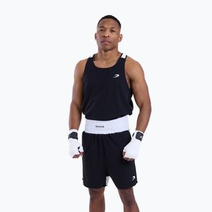 Férfi póló Boxraw Stevenson Tank 2.0 black/white