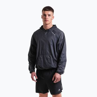 Férfi pulóver BOXRAW Genaro Oversized Windbreaker Hoodie charcoal