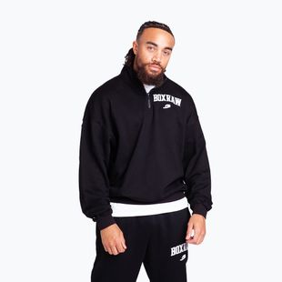 Férfi pulóver BOXRAW East Street 1/4 Zip black