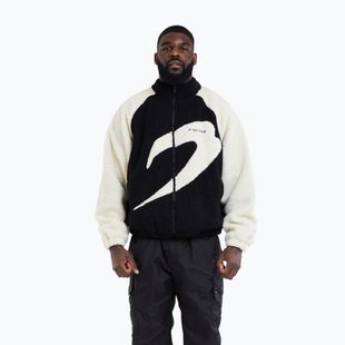 Férfi kabát Boxraw Walker Sherpa black/cream