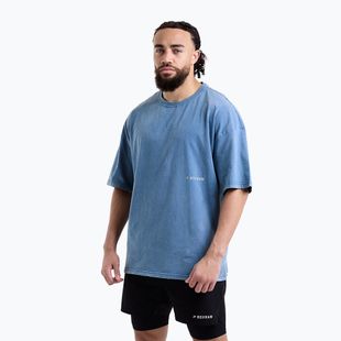 Férfi póló BOXRAW Sparring Club Oversized washed baby blue
