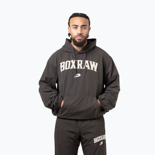 Férfi pulóver BOXRAW East Street Shell Hoodie charcoal