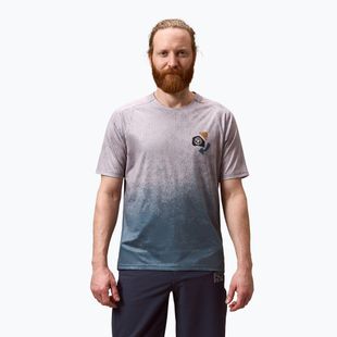 Férfi kerékpáros mez Endura Singletrack Print titanium