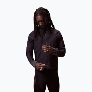 Férfi kerékpáros dzseki Endura Alltrack Race Cape black reflective rint