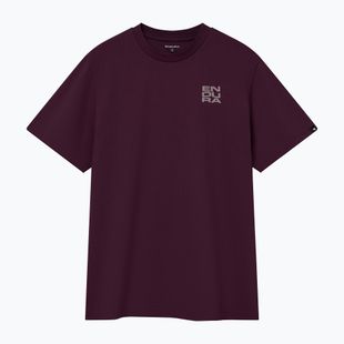 Kerékpáros mez Endura Stacked Logo Graphic Tee black cherry