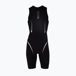 Női egyrészes fürdőruha HUUB TC Performance Swimskin fekete / réz