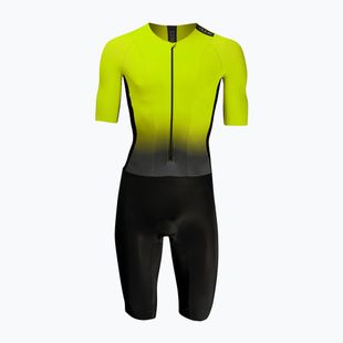 Férfi HUUB Collective Tri Suit fluoreszkáló sárga