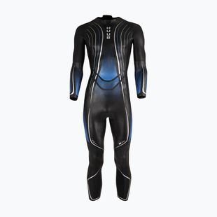 Férfi triatlon neoprén ruha HUUB Agilis II Back Zip 3.5 metallic blue