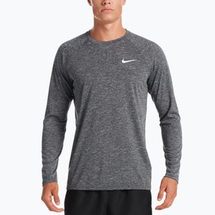 Férfi edző hosszú ujjú Nike Heather fekete NESSA590-001
