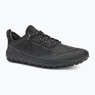 Férfi barefoot cipő Vivobarefoot Tracker Leather Low obsidian
