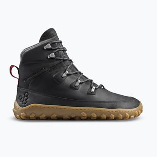 Férfi barefoot cipők Vivobarefoot Tracker Leather obsidian