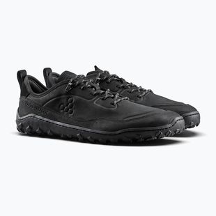 Férfi barefoot cipők Vivobarefoot Tracker Leather Low obsidian