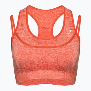 Sportmelltartó Gymshark Vital Rise Sports red / marl