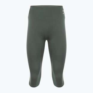 Női sportleggings Gymshark Training Cropped obsidian / green