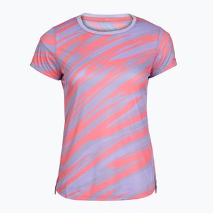 Női futópóló Mizuno DAF Graphic Tee pasztell lila póló