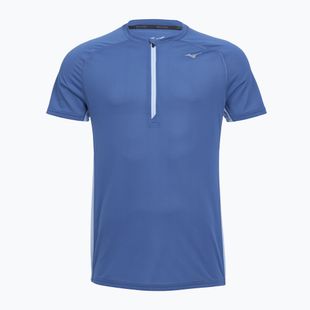 Férfi futópóló Mizuno Trail DryAeroFlow HZ Tee federal blue