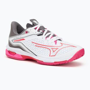 Női teniszcipő Mizuno Wave Exceed Tour 6 CC white/radiant red/quiet shade