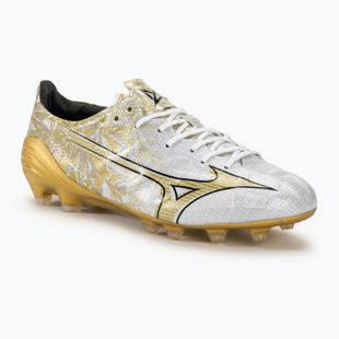 Férfi focicipő Mizuno Αlpha Japan Md white/ge gold/black