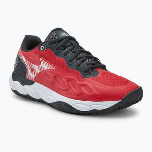 Mizuno Wave Enforce Court Padel salsa/fehér/vulkáni padel cipő