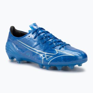 Férfi futballcipő Mizuno α Elite FG fehér/lézerkék/arany