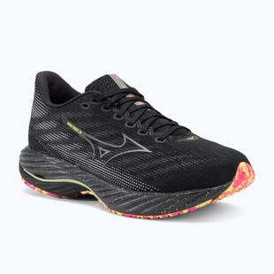 Férfi futócipő Mizuno Wave Rider 28 fekete/ezüst/napsárga lime
