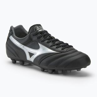 Férfi Mizuno Morelia II Pro AG futballcipő fekete/galaxis ezüst/sötét árnyék