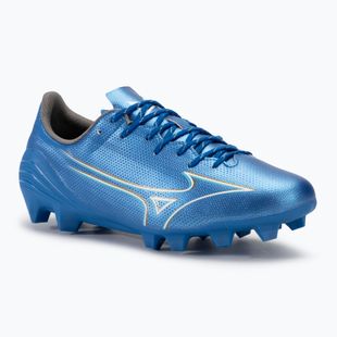 Férfi futballcipő Mizuno α Select FG fehér/lézerkék/arany