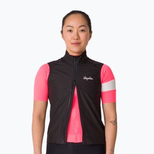 Női kerékpáros mellény Rapha Core Gilet black/white
