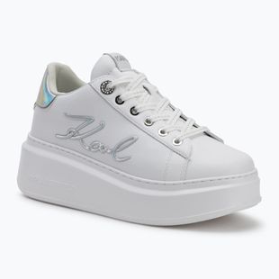 KARL LAGERFELD női cipő Anakapri Signia fehér bőr ezüsttel