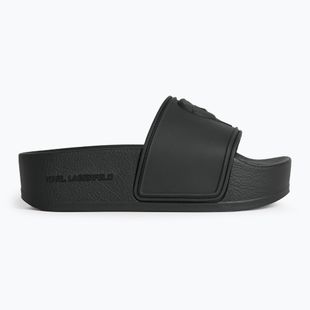 Női flip-flop KARL LAGERFELD Kondo Maxi Nft Relief fekete gumi