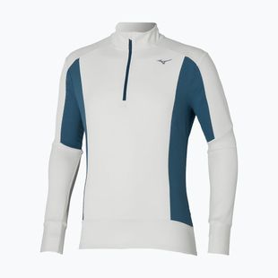 Férfi futópulóver Mizuno Warmalite Half Zip nimbus cloud/ blue wing teal
