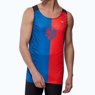 Férfi futó felső Mizuno DryAeroFlow Graphic Tank Mizuno DryAeroFlow Graphic Tank