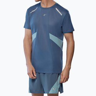 Férfi Mizuno DryAeroFlow futópóló vintage indigó