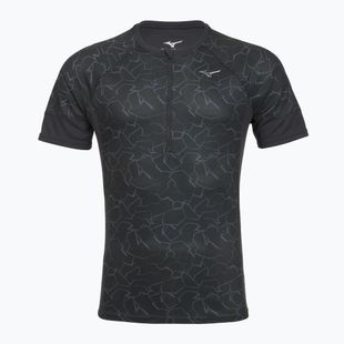Férfi Mizuno Graphic Trail Tee fekete futó póló