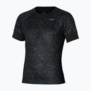 Férfi Mizuno Graphic Trail Tee fekete futó póló