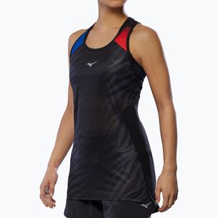 Női Mizuno DryAeroFlow Graphic Tank futópóló oni red